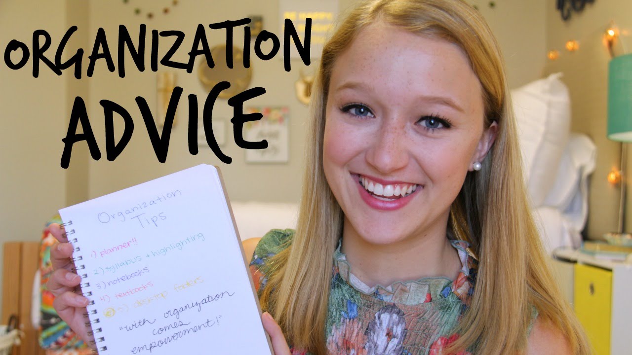 College Organization Tips! (How to Stay Organized in School)