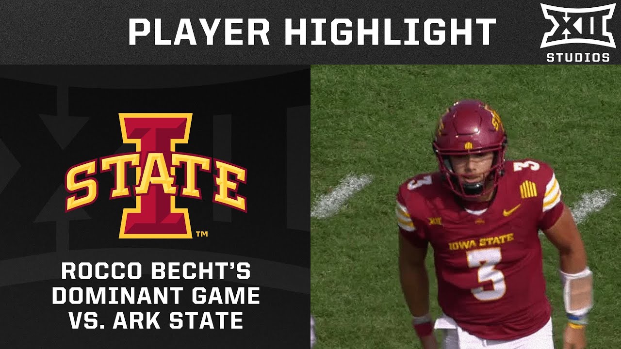Rocco Becht Highlights vs. Arkansas State