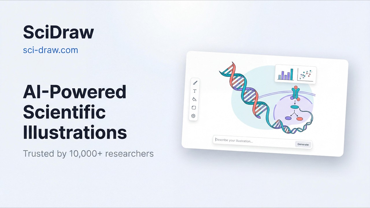 SciDraw generates publication-ready figures in seconds with AI.