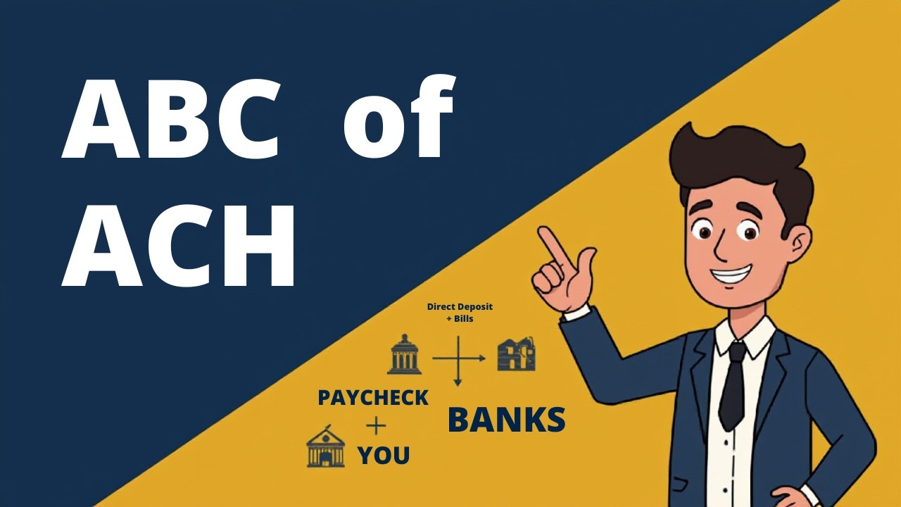 Основы ACH (простое объяснение): прямой депозит, счета, кредиты и дебеты.