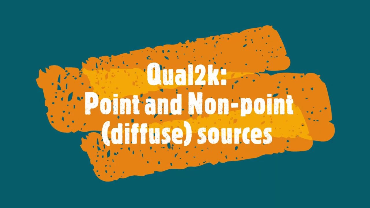 Qual2k: Point sources| Diffuse sources| Worksheets inputs