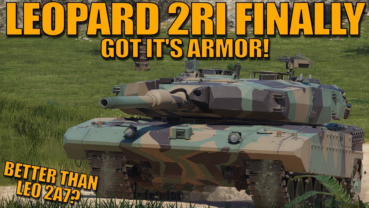 Наконец-то LEOPARD 2RI получил свою броню! Она лучше или хуже, чем LEO 2A7? - War Thunder
