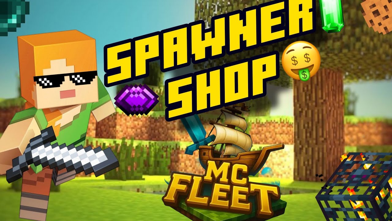 🤑SPAWNER SHOP IN MC FLEET Server | NEW COMMAND IN MC FLEET | McFleet guide #mcfleet