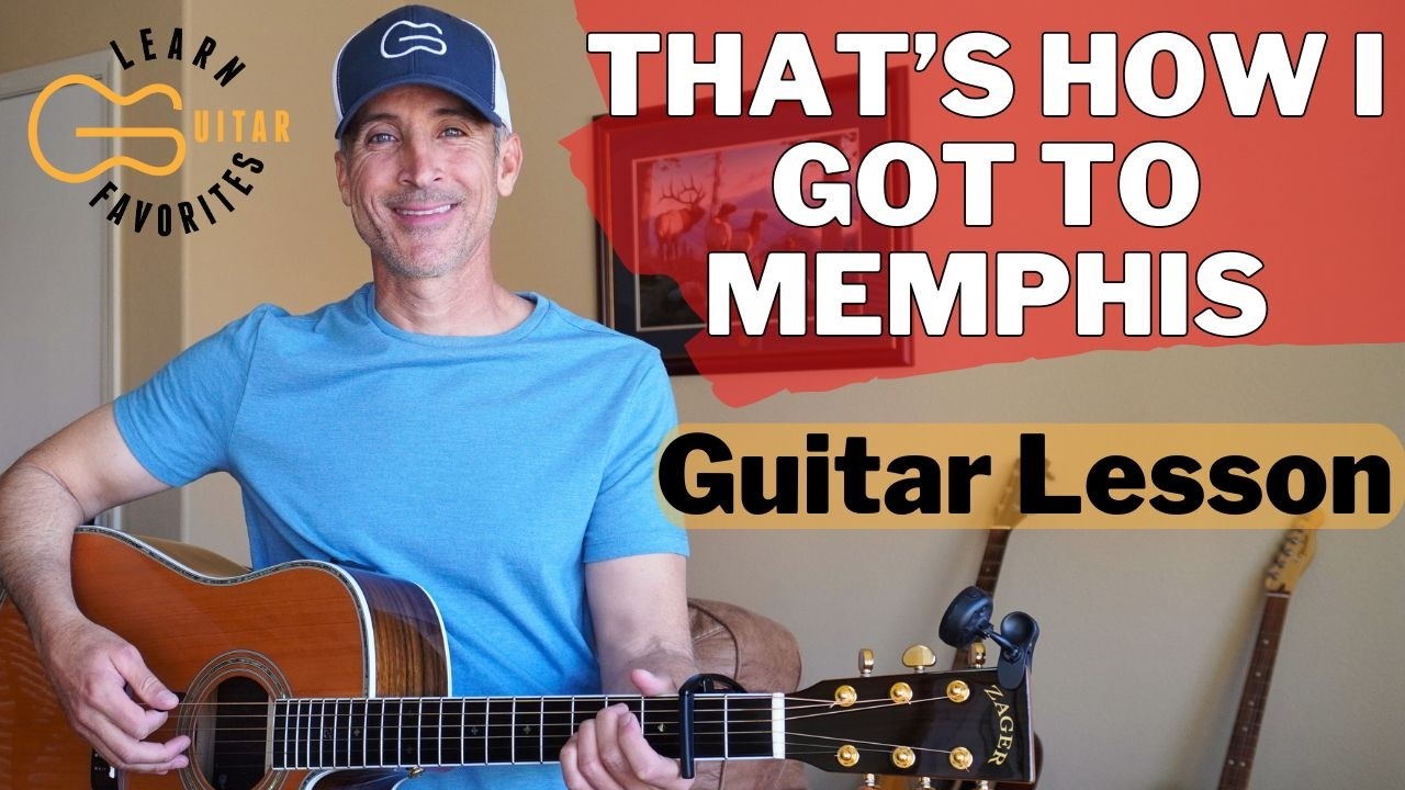 That's How I Got To Memphis - Tom T.  Hall - (EASY) Guitar Tutorial