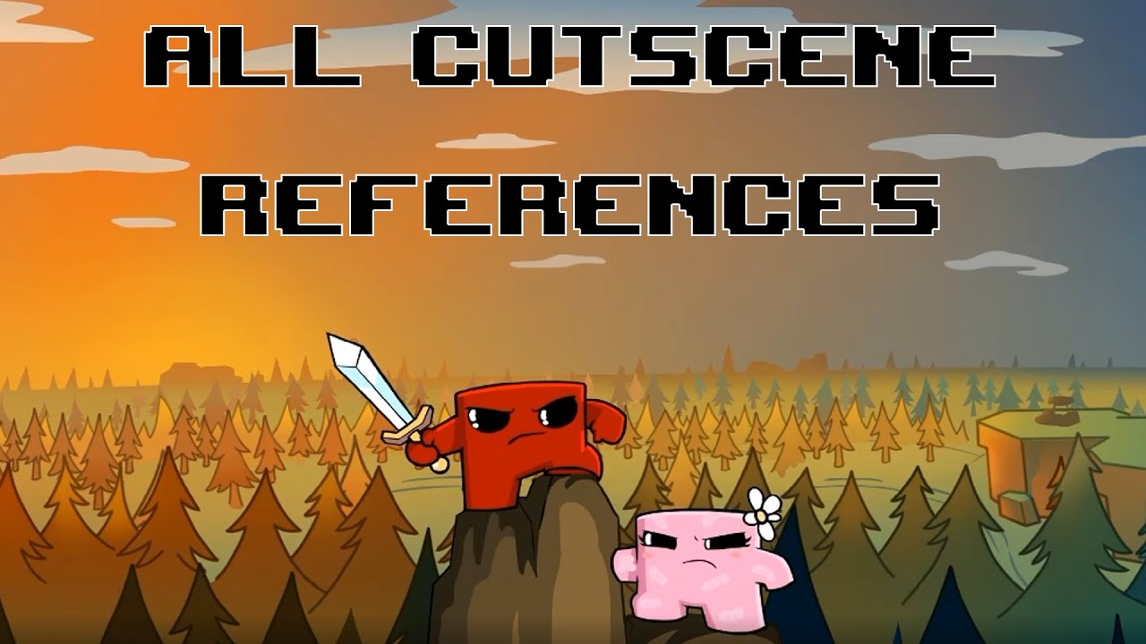 Super Meat Boy Forever: All Opening Cutscene References
