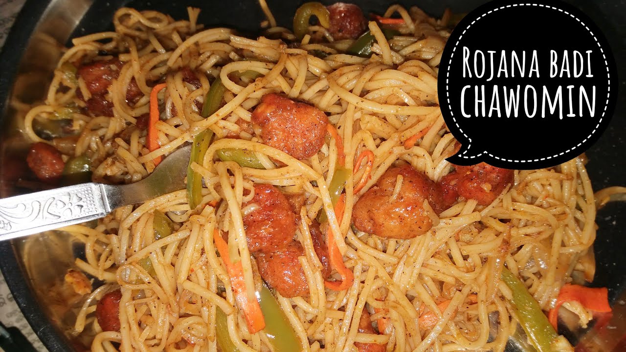 Rojana badi chowmin @KunilatasKitchen