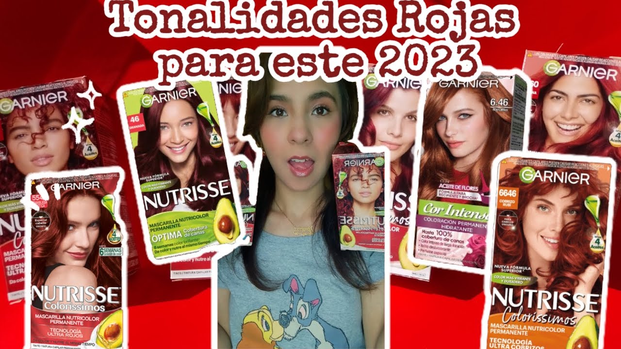 16 Tonalidades Rojizas : Rojos Rebeldes ❤️|Garnier Nutrisse