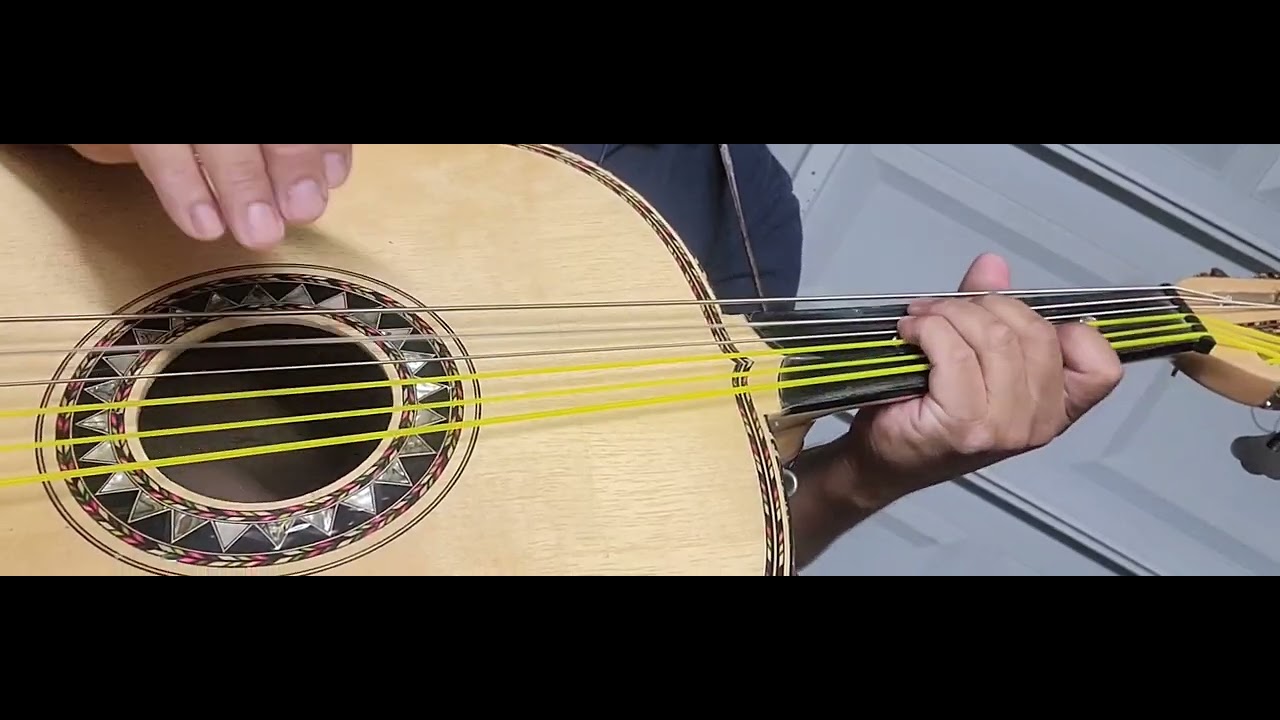 TUTORIAL DE GUITARRON  PAYASO JAVIER SOLIS.