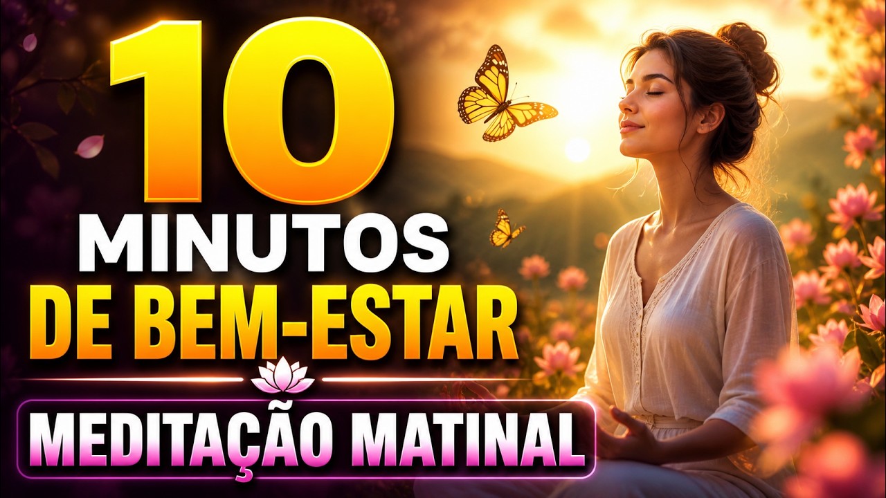 MEDITAÇÃO DA MANHÃ: 10 MINUTOS DE PROFUNDO BEM-ESTAR