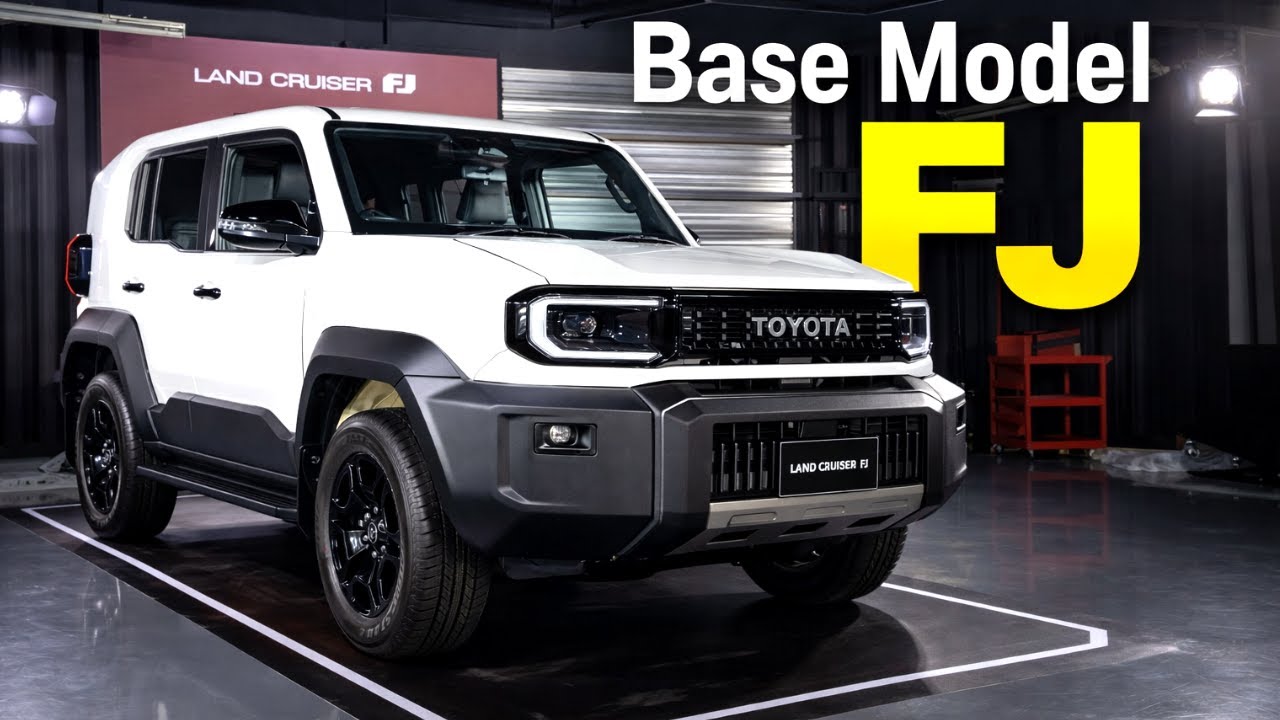Новый Toyota Land Cruiser FJ, базовая модель: все, что нужно знать об этом выносливом внедорожнике.