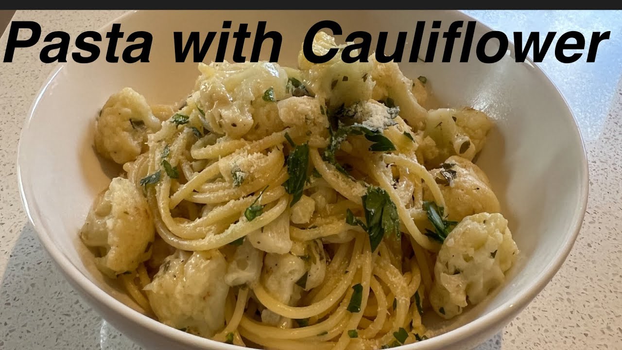 Spaghetti with Cauliflower.. Simple and delicious recipe.