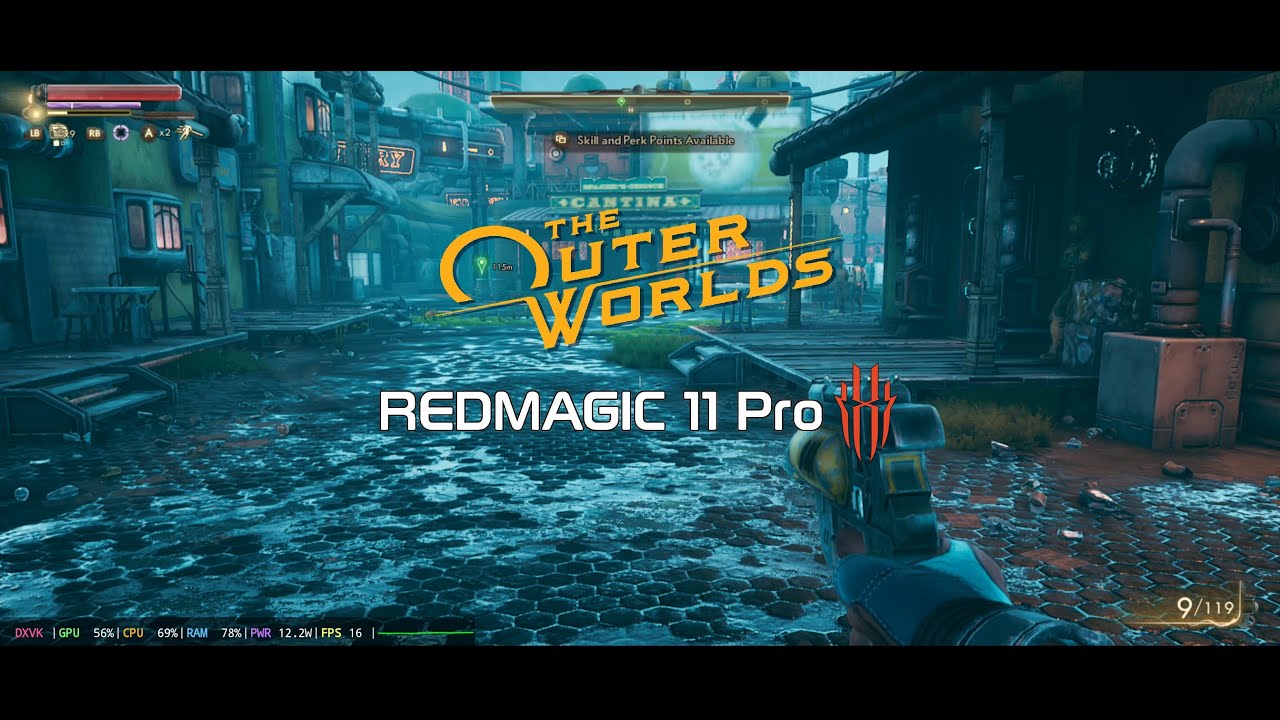 The Outer Worlds on the RedMagic 11 Pro (Snapdragon 8 Elite Gen 5)