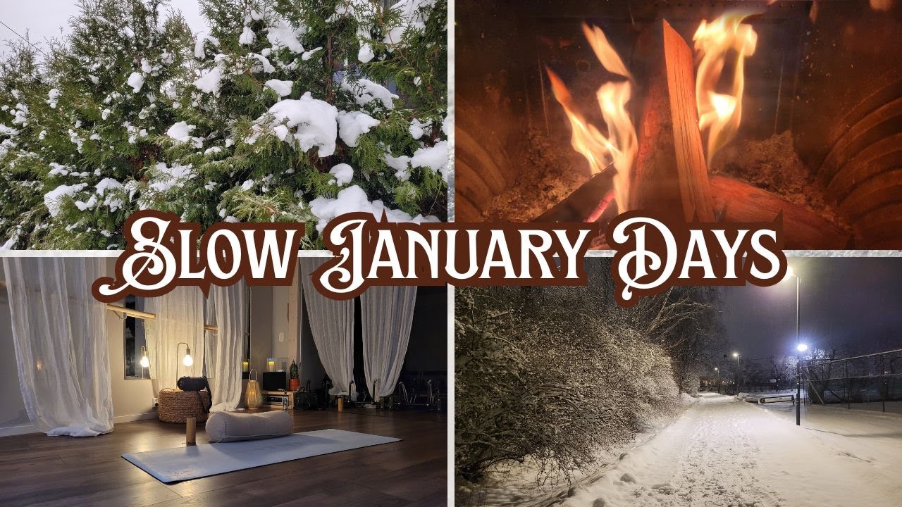 ✨ Weekly Reading Vlog | Winter Days, Yoga, Library Work & Longing for Spring ✨
