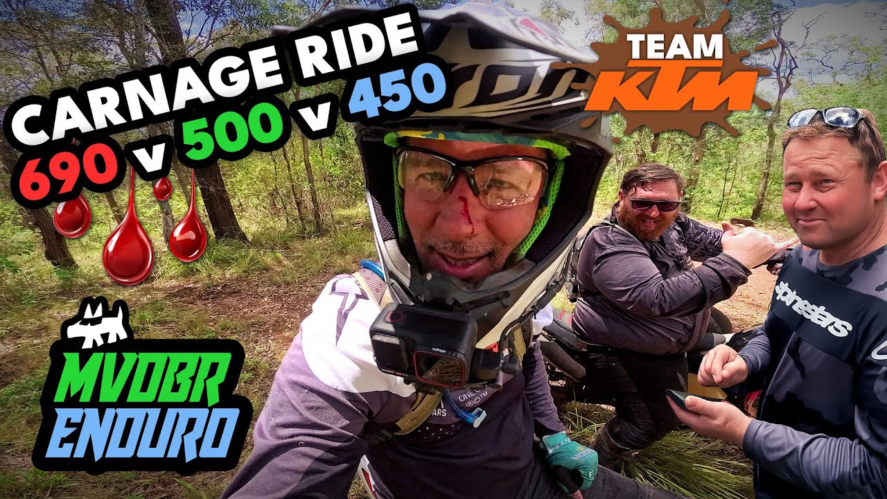 KTM 690 Enduro против 500 EXC против 450 EXC: JD вернулся! - MVDBR Enduro #396