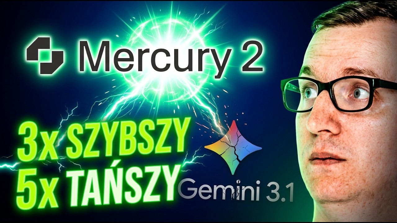 Najszybszy rozumujący LLM na rynku - Przestań przepalać hajs na wolne AI [test Mercury 2]