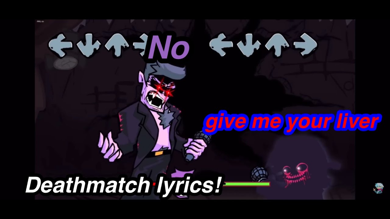 Friday Night Funkin corruption mod Deathmatch lyrics