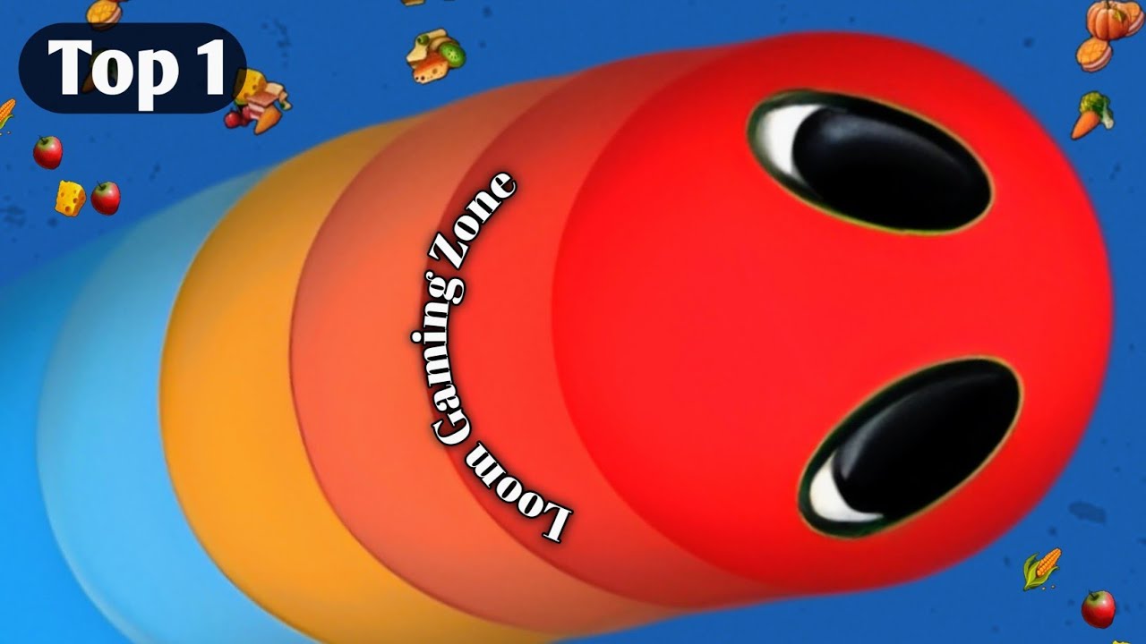 Worms Zone io Best snake Gameplay | Saamp wala game | Snake Game | snake io | Rắn Săn Mồi game #042
