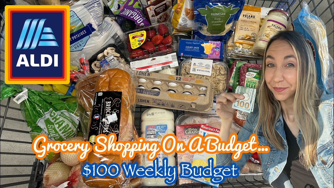 GROCERY SHOPPING ON A BUDGET AT ALDI + MEAL IDEAS