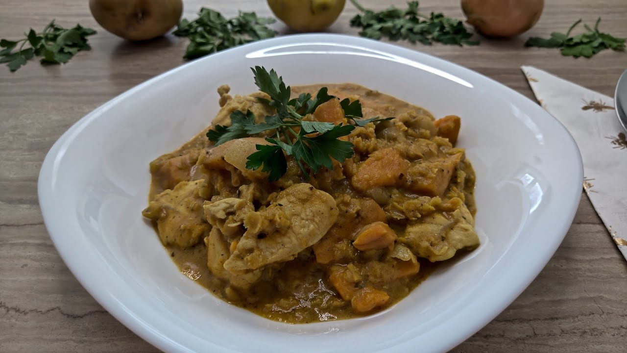 💥Soup mexicana💥Zupa meksykańska z batatami, kurczakiem i czerwoną soczewicą. Smacznego.