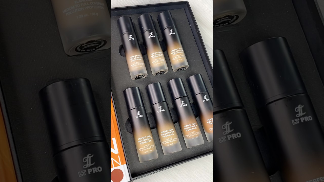 LT Pro Perfect Skin HD foundation #megasamaya #ltprofoundation #swatches