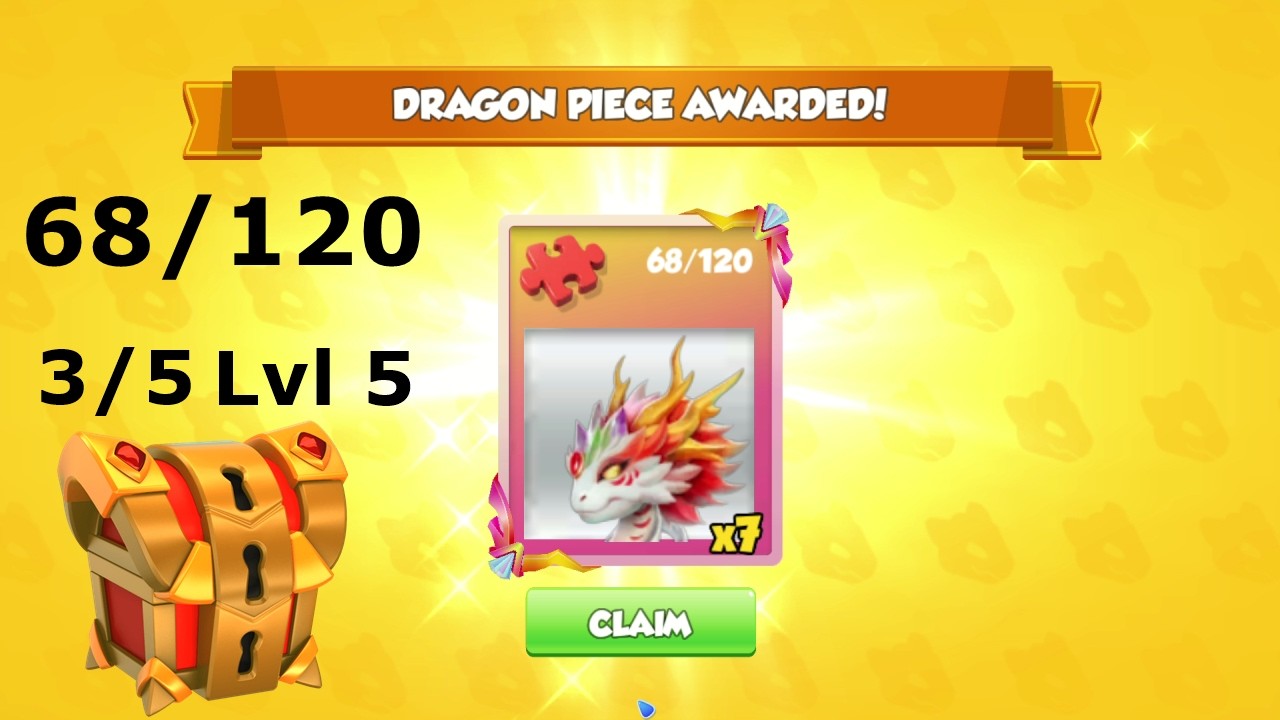 68/120 Jiutian Xuannü Dragon Piece | Level 5 Open 3 chest | Apex Mine battle | DML