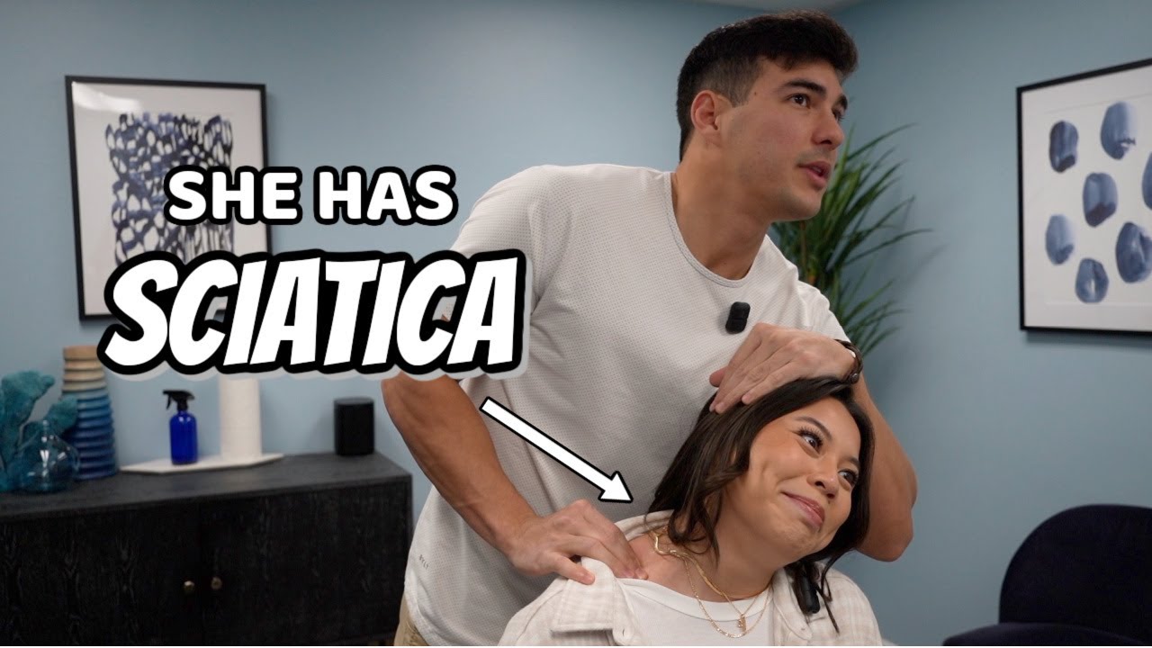 CHIROPRACTOR TAKES TENSION AWAY || Full Chiropractic Treatment for Sciatica