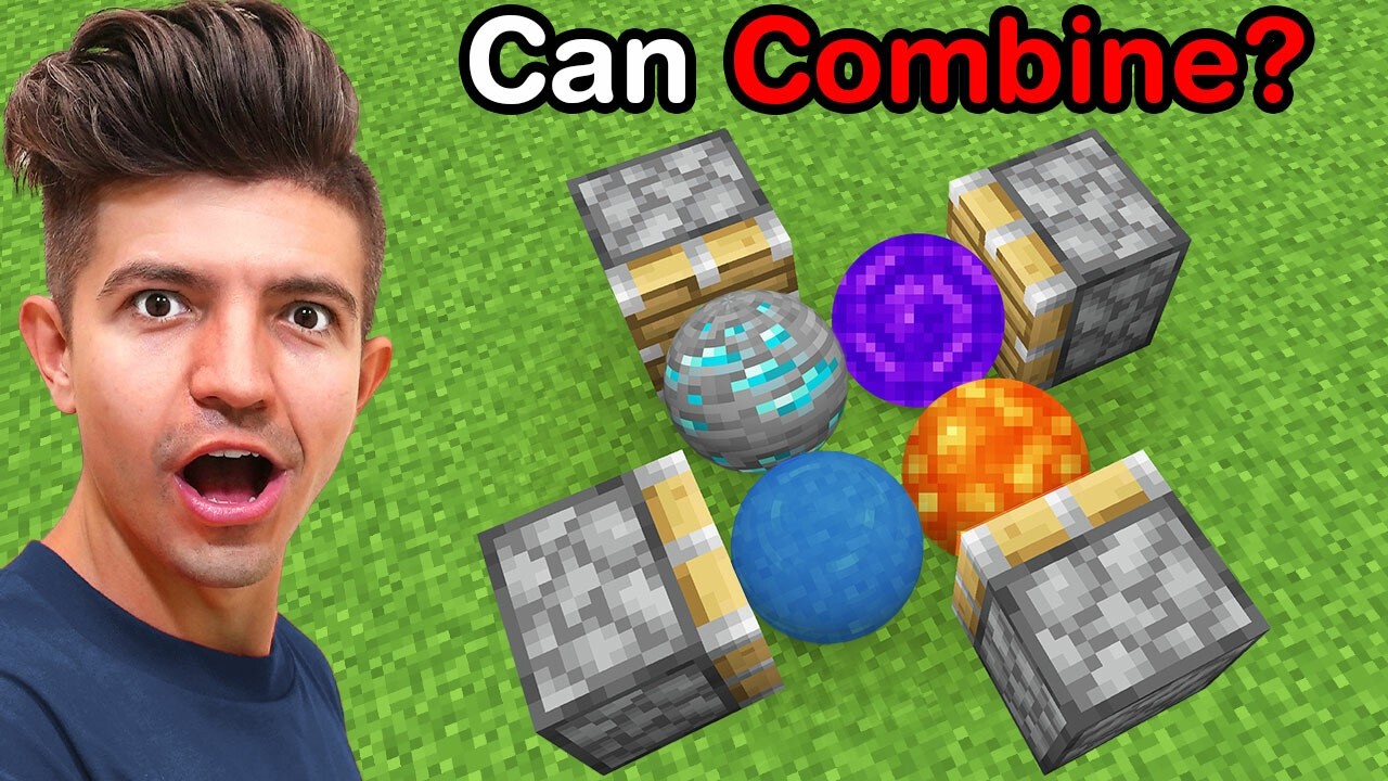 Что можно комбинировать в Minecraft?