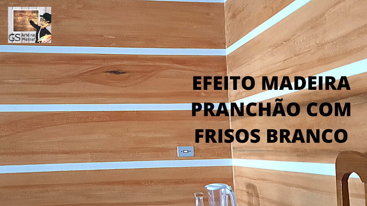 EFEITO MADEIRA PRANCHÃO COM FRISOS BRANCO