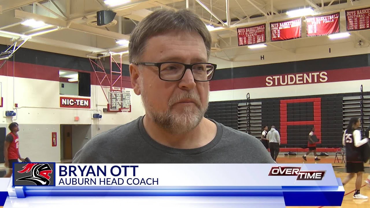 Getting a feel for tonight's Super-Sectional game and Benet Academy with Auburn coach Bryan Ott