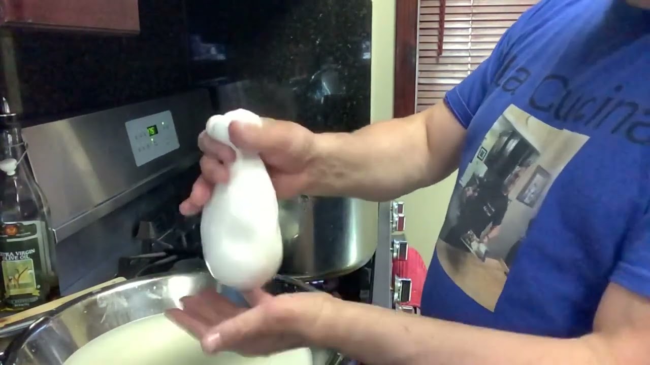 Home made caciocavallo Cheese