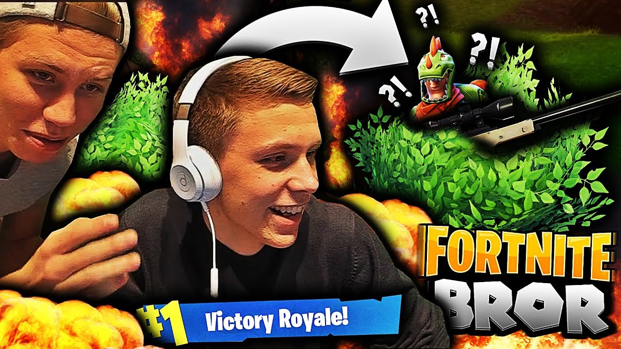 BROREN MIN SPILLER TOPP 10 SITUASJONEN P&Aring; FORTNITE?! 😱🔥 BUSKECAMPERE & MORSOMME &Oslash;YEBLIKK!!