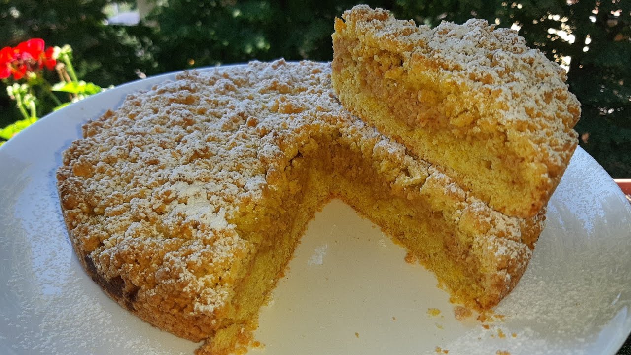 TORTA SBRICIOLATA CON RICOTTA E AMARETTI