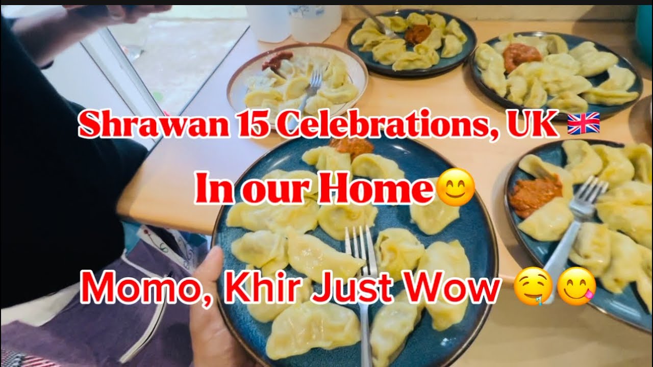 ||Shrawan 15 Celebration in our Home😍|| Testy Honemade Momo & Special Khir 🤤😋|| Ramilo Vlog|| 
