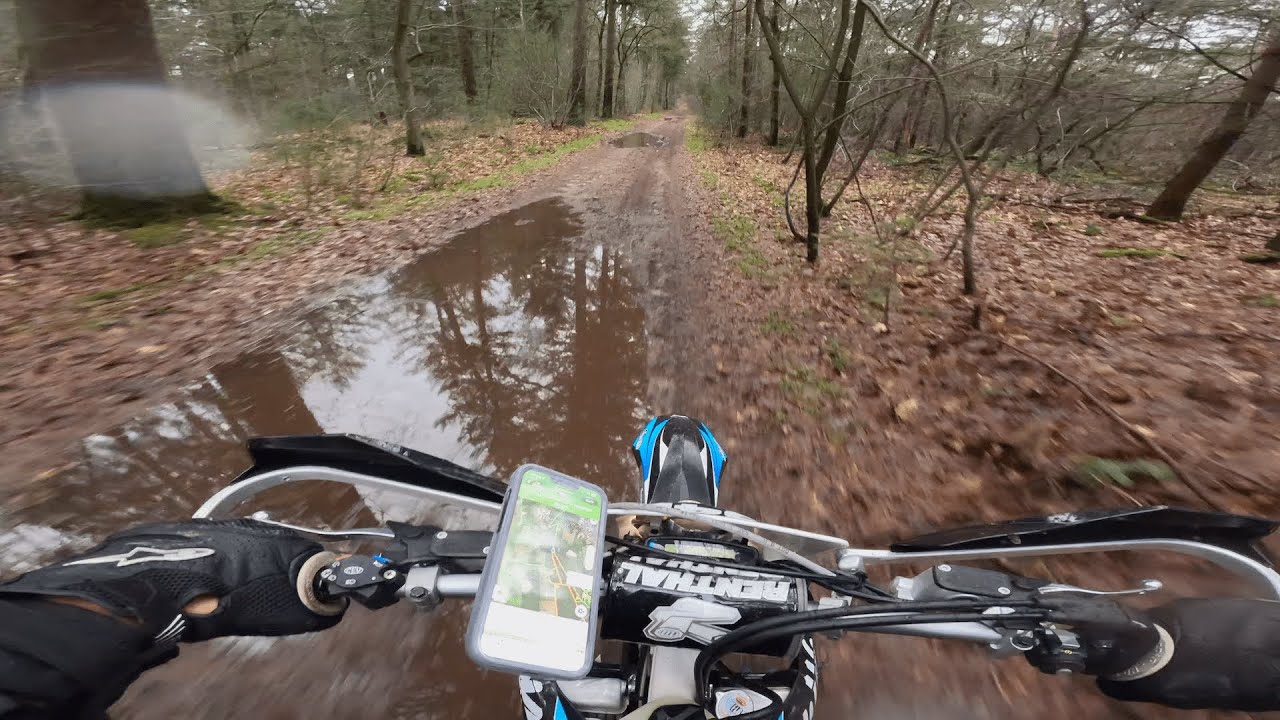 WikiLoc App Try Out On My Husqvarna FE450 Dirt Bike | Best App For Trails? | Husky07 [RAW POV Drive]