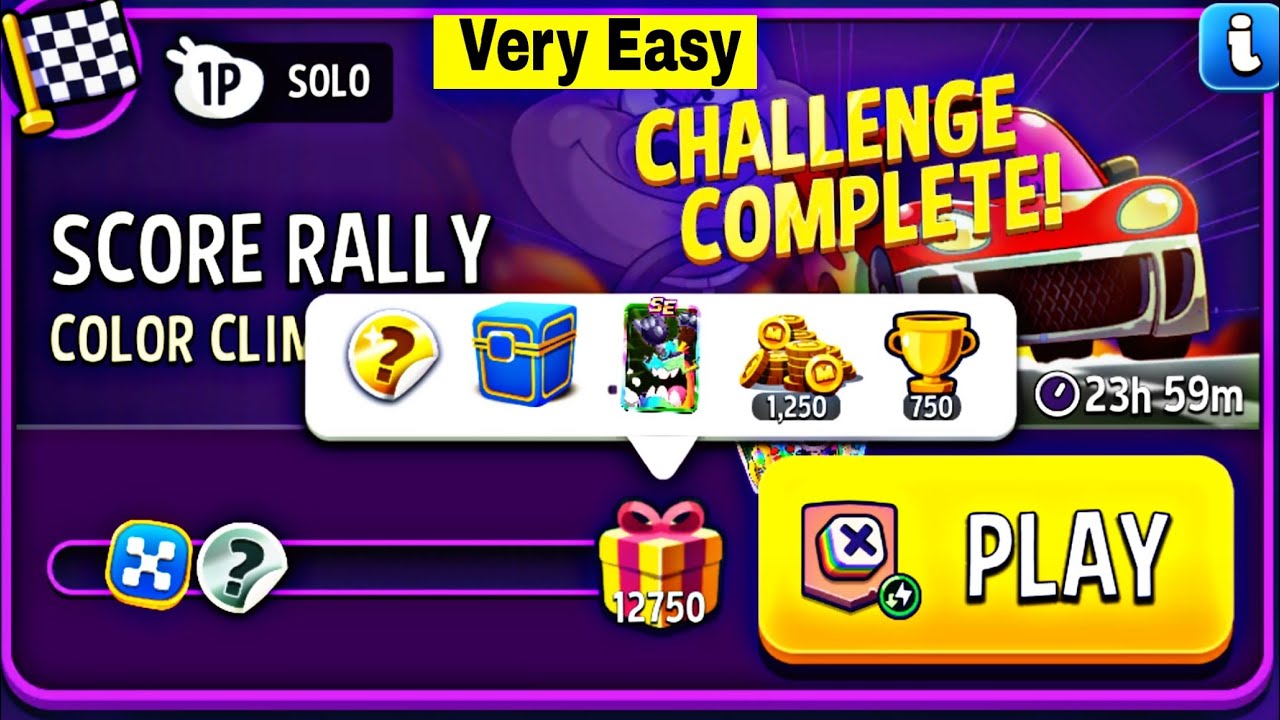 color climb score rally solo challenge | match masters | very easy color climb solo today