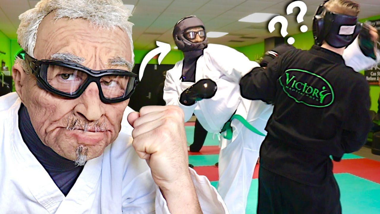 Old Man Prank on a Local Karate School