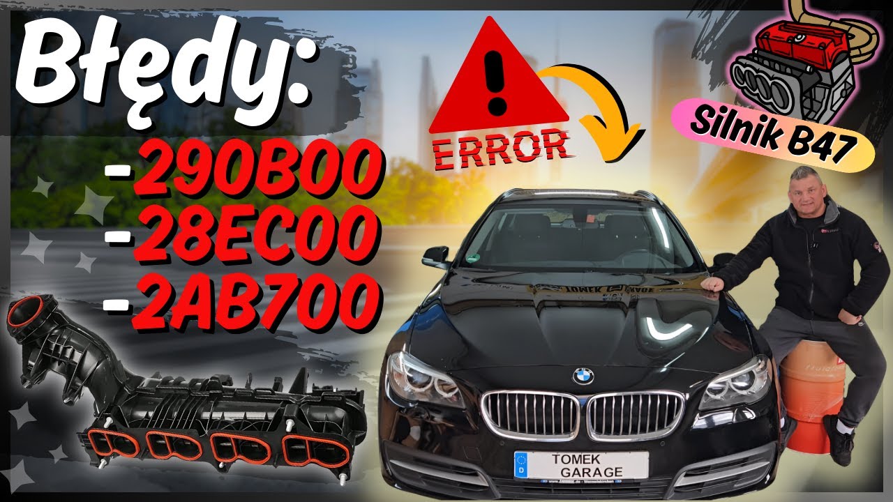 Czyszczenie Kolektora Ssącego - Silnik B47 190PS | 290B00 / 28EC00 / 2AB700 | BMW F11