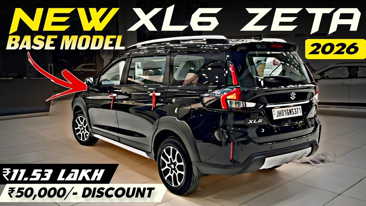 New Maruti XL6 Zeta Base Model Black 2026✅ Premium 6 Seater | XL6 On Road Price Detail Review. 