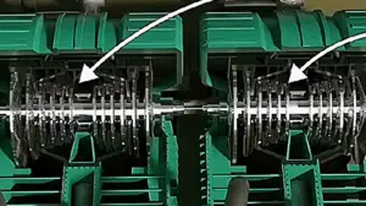 3D动画了解蒸汽涡轮机的工作原理，看蒸汽是如何驱动涡轮的 蒸汽涡轮机