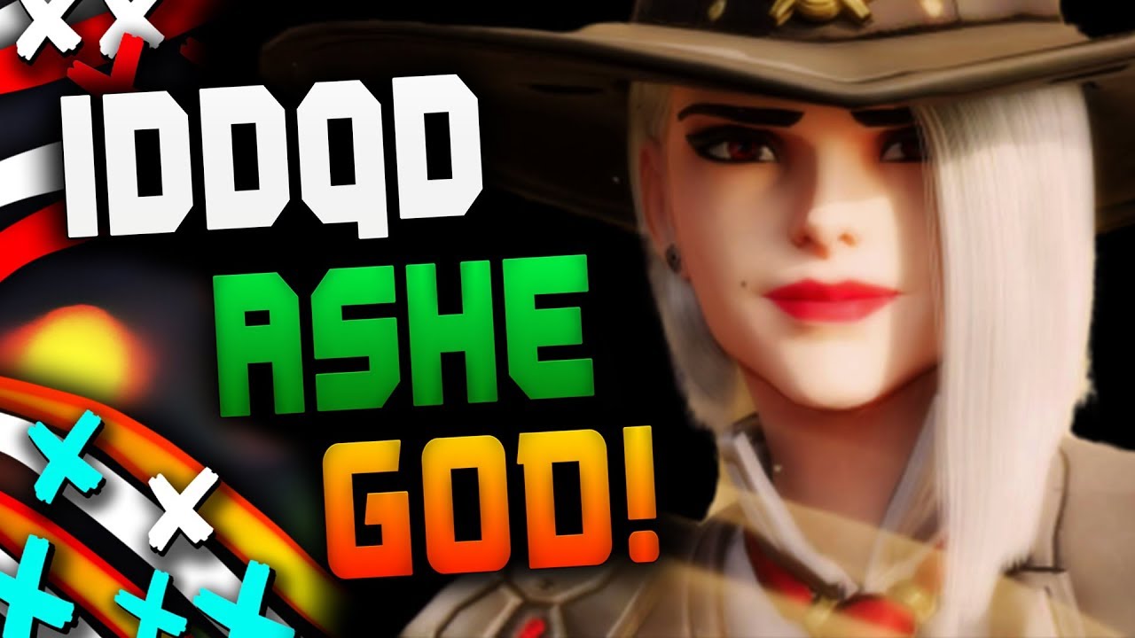 IDDQD New Ashe God? [ OVERWATCH SEASON 13 TOP 500 ]