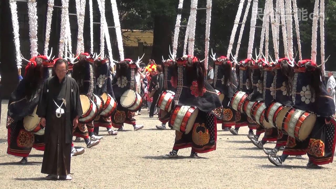 明治天皇百年祭～郷土芸能奉納～原宿口～御社殿前（道行)