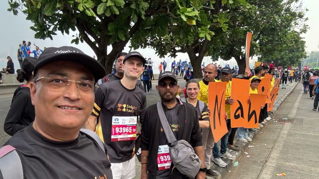 Empowering the Girl Child - Knight Frank India Runs the Tata Mumbai Marathon 2026