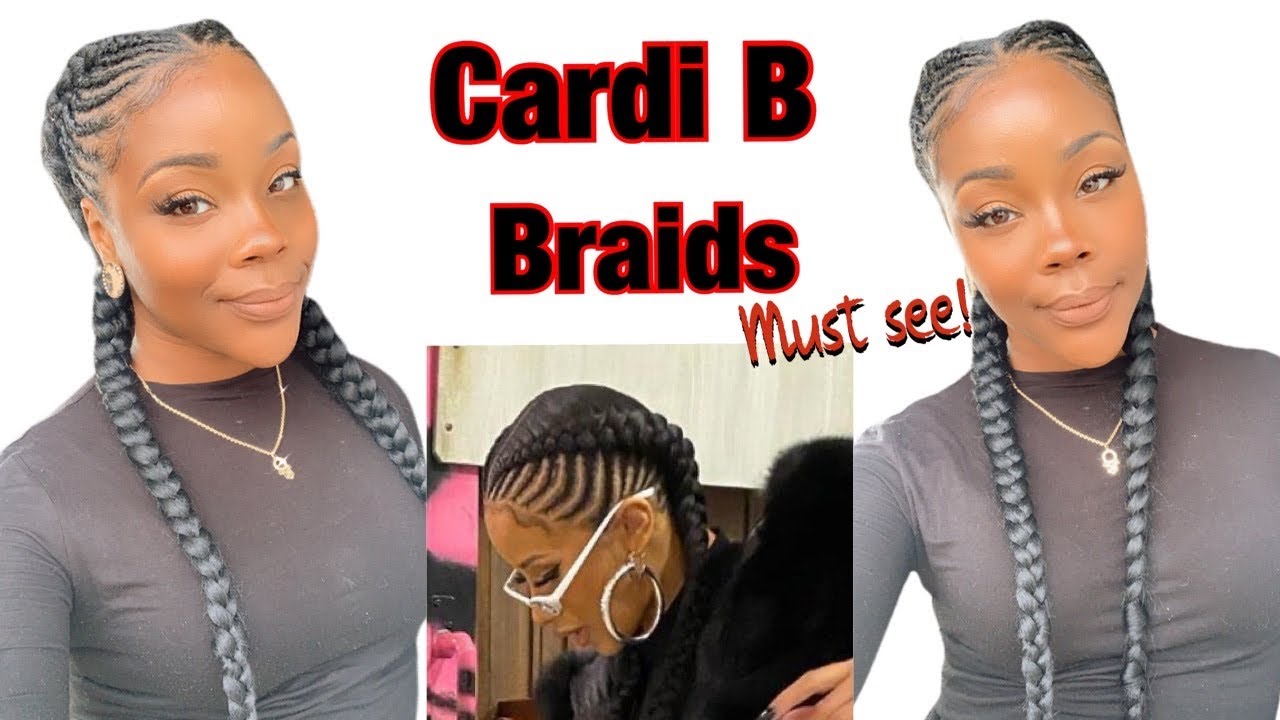 2020 CARDI B INSPIRED BRAIDS | NATURAL 4C HAIR | BEAUTYWITHTY