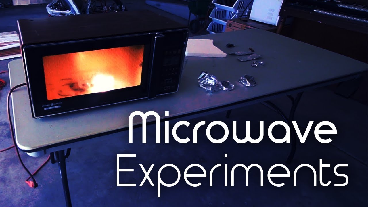 Microwave Experiments with Various Household Objects