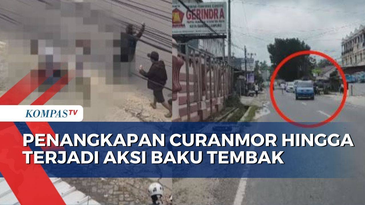 Baku Tembak Antara Polisi dan Komplotan Curanmor di Lampung, 1 Orang Ditangkap!
