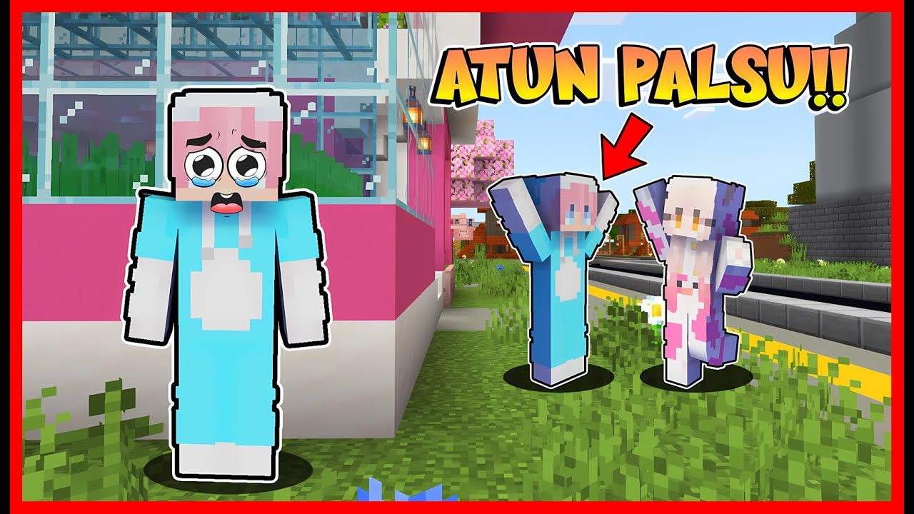 MOMON LEBIH MEMILIH ATUN PALSU DIBANDINGKAN ATUN ASLI !! Feat @MOMON Minecraft
