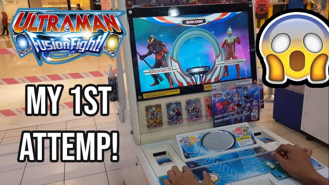 VLOG | Ultraman Fusion Fight Arcade Game Malaysia – My first time playing