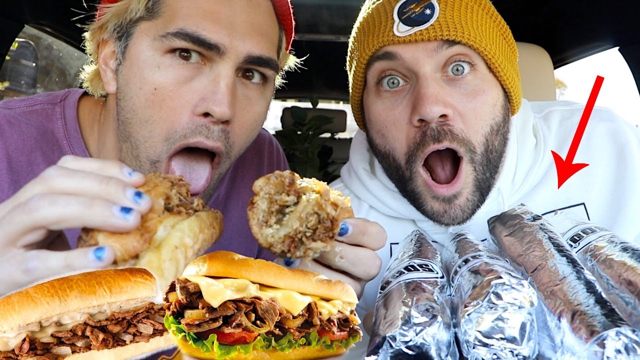 MOUTH WATERING PHILLY CHEESETEAK TASTE TEST with TODD SMITH FROM VLOG SQUAD!!