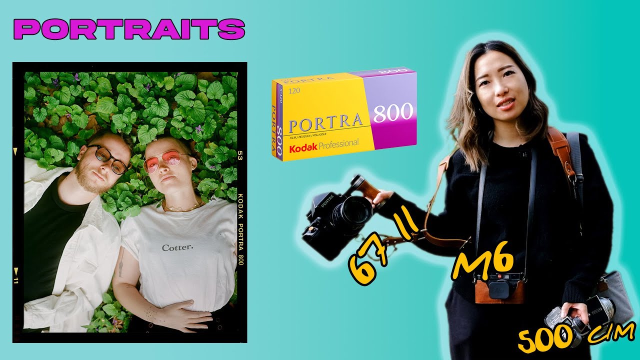Portrait Shoot BTS with Joey Chan- 35mm & Medium Format