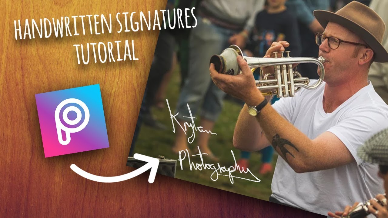 Tutorial: Create handwritten Signature with PicsArt Mobile